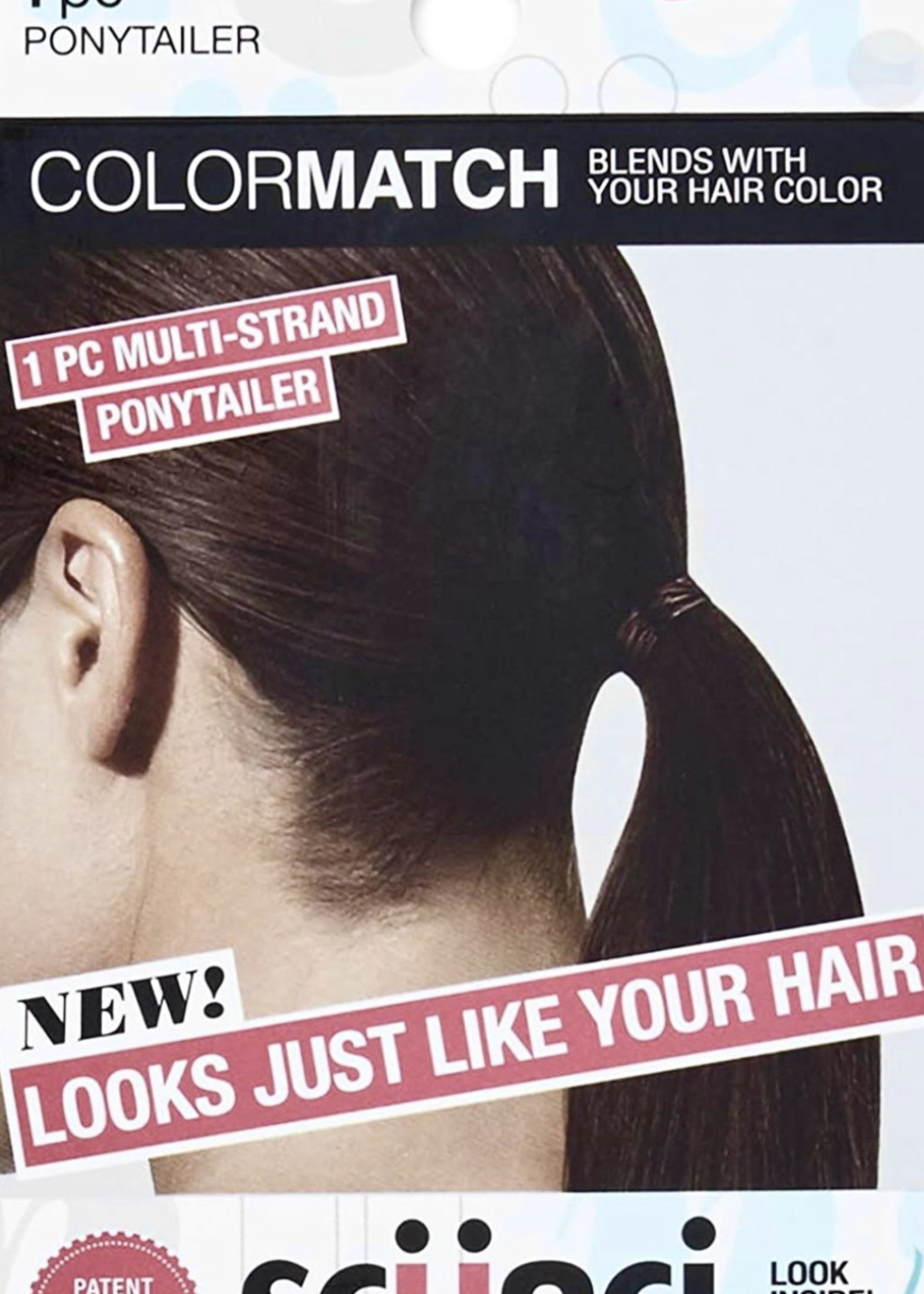 CJ MERCHANTILE SCUNCI COLOR MATCH HAIR ELASTICS