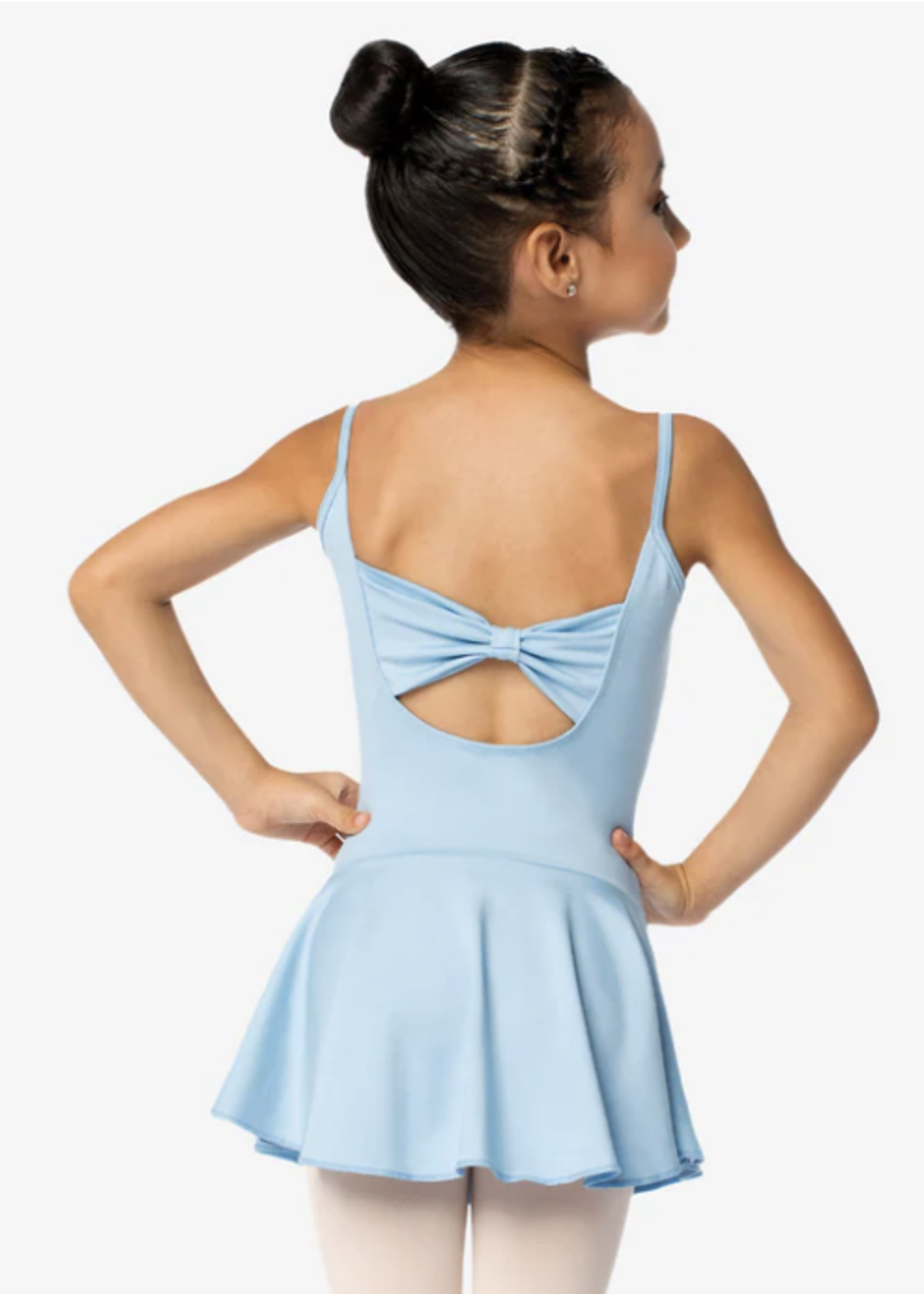 SODANCA LUCINDA - CAMI SKIRTED LEOTARD WITH BOW BACK W/FULL FRONT LINING