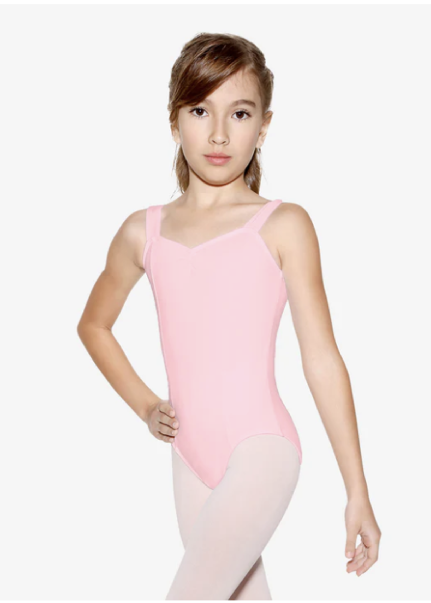 SODANCA SL11 CHILD MILLIE WIDE STRAP PRINCESS SEAM PINCH FRT LEOTARD