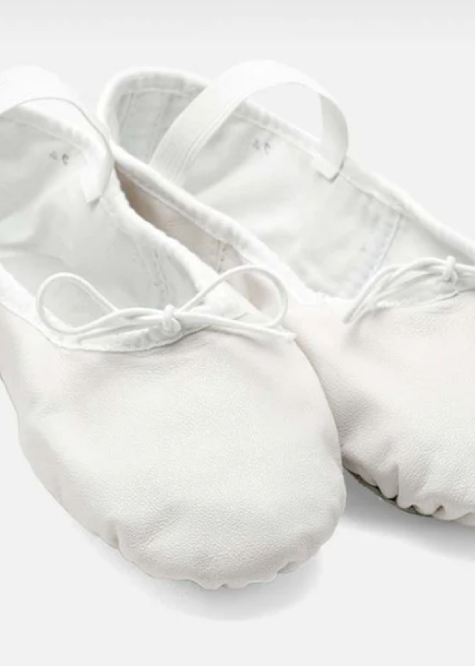 BLOCH S0205G CHILD WHITE DANSOFT FULL SOLE LEATHER BALLET SLIPPER