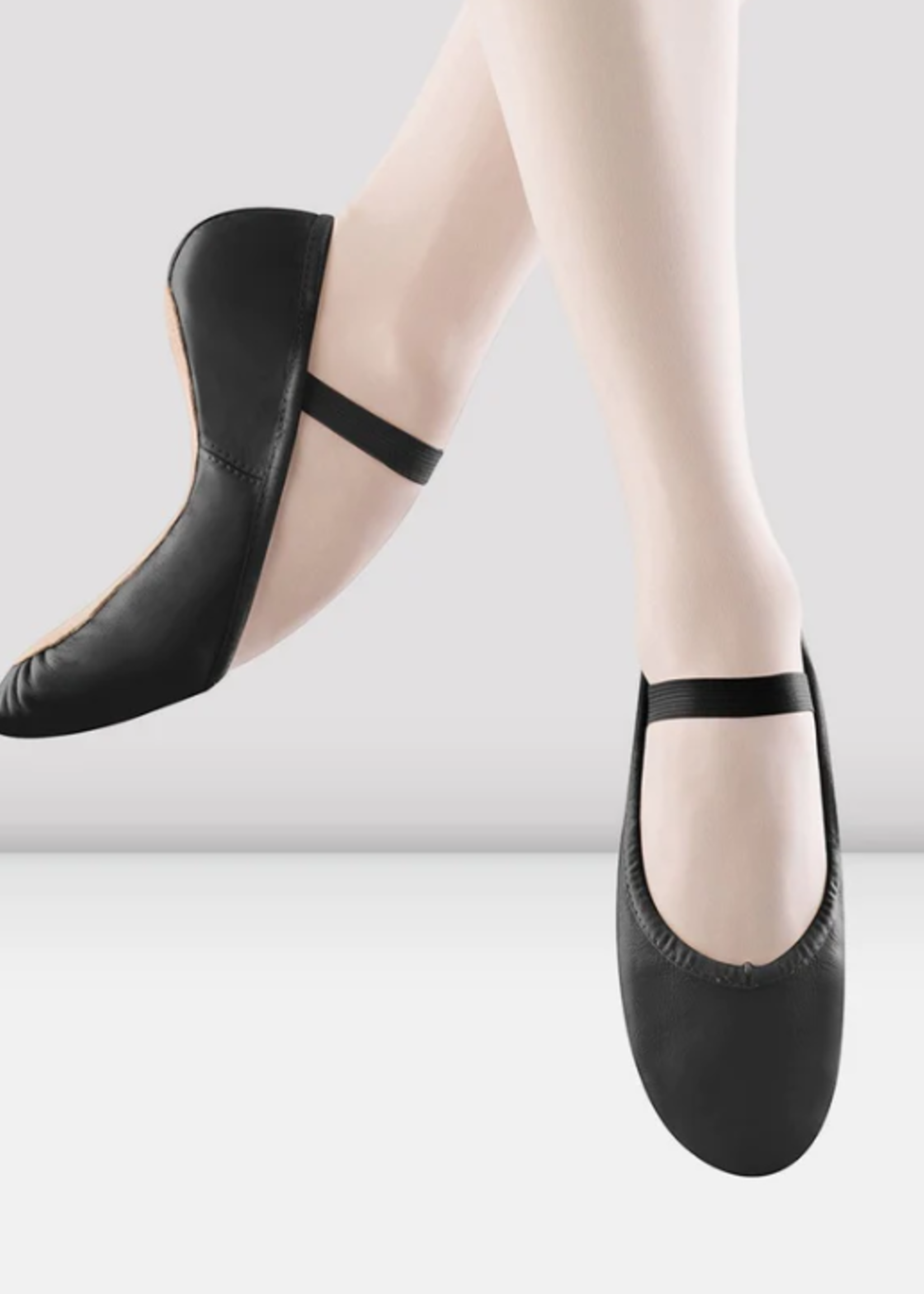 BLOCH S0205G CHILD BLACK DANSOFT FULL SOLE LEATHER BALLET SLIPPER