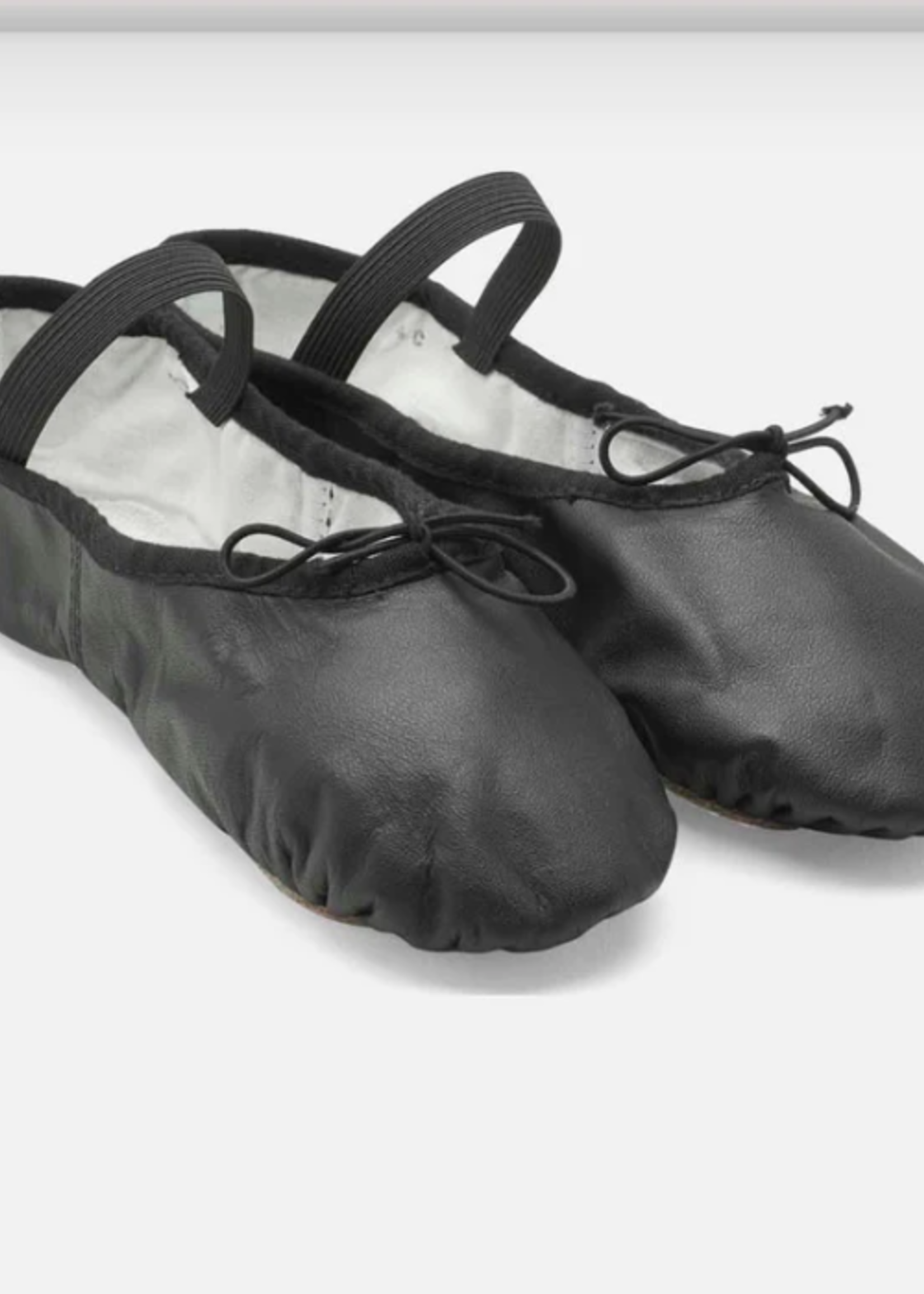 BLOCH S0205G CHILD BLACK DANSOFT FULL SOLE LEATHER BALLET SLIPPER