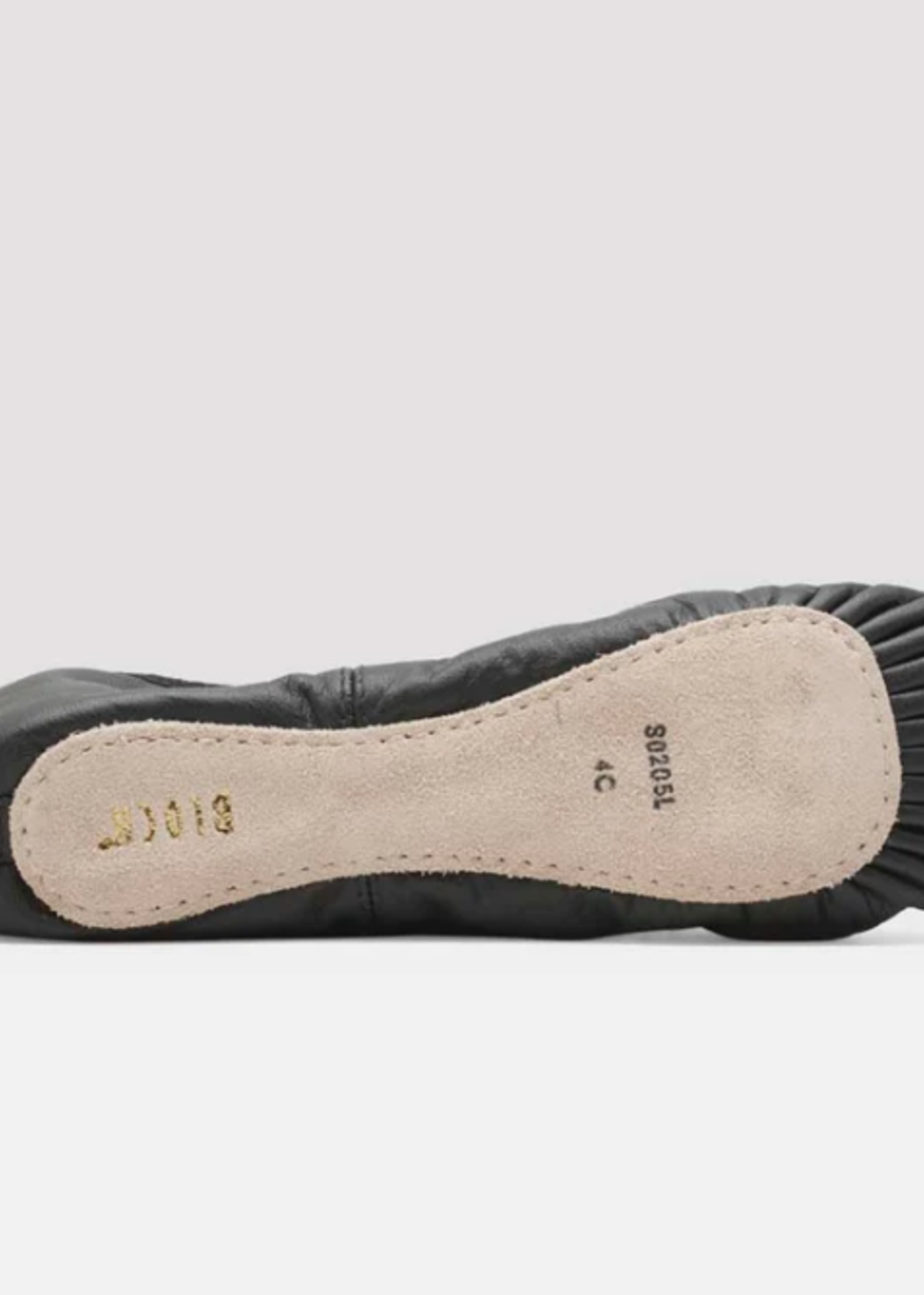 BLOCH S0205G CHILD BLACK DANSOFT FULL SOLE LEATHER BALLET SLIPPER