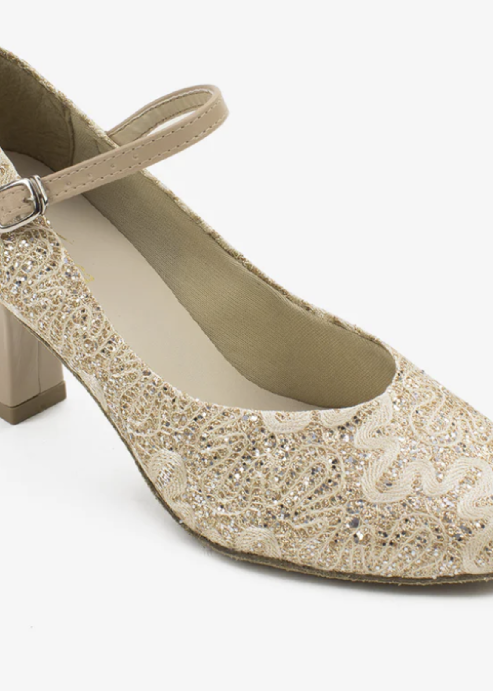 SODANCA ROSALINA SPARKLE FABRIC 2 1/2 HEEL