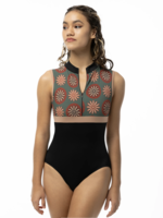 SUFFOLK LOLA ZIP FRONT MOCK NECK ADULT