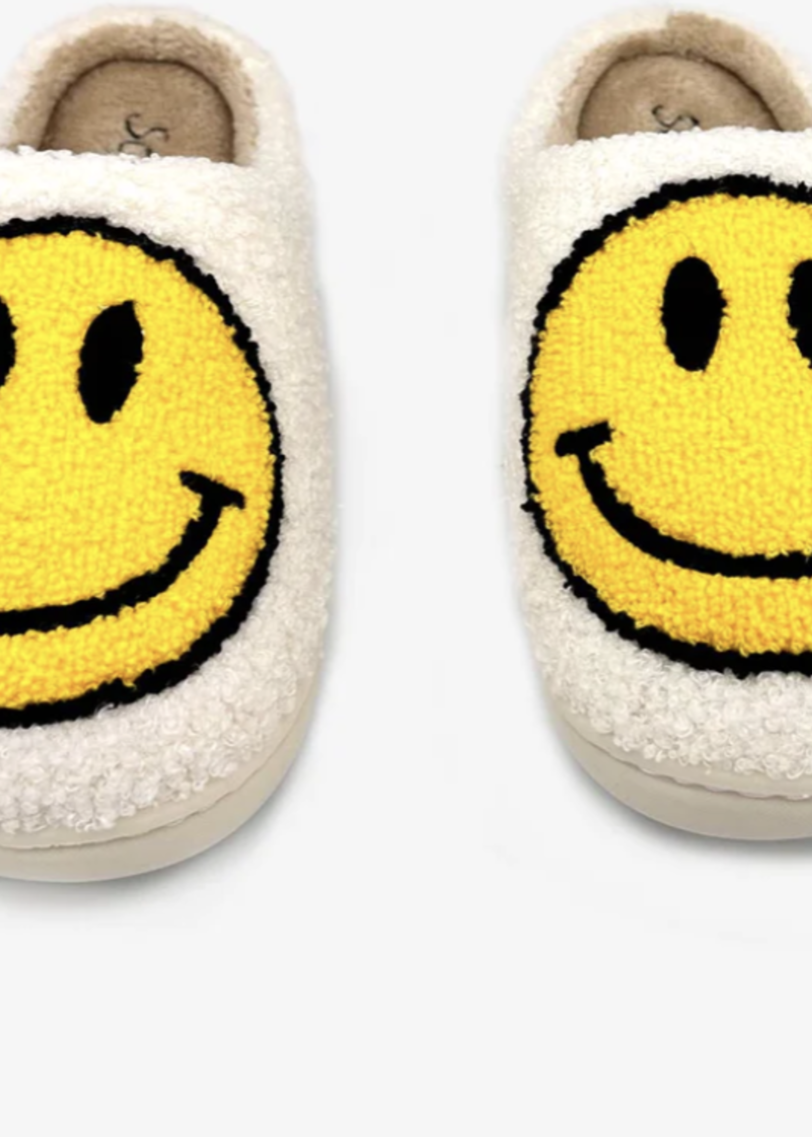 SODANCA JOYFUL SOLES SMILEY FACE SLIPPERS