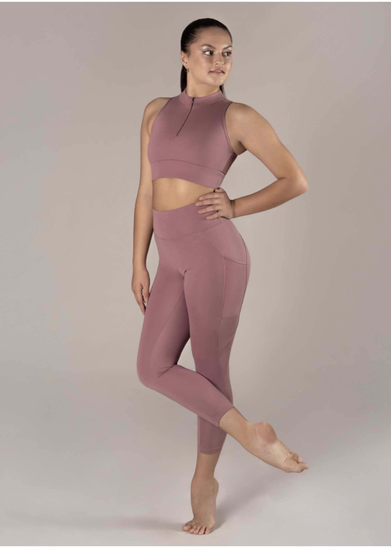 ENERGETIKS KITY ZIP CROP TOP