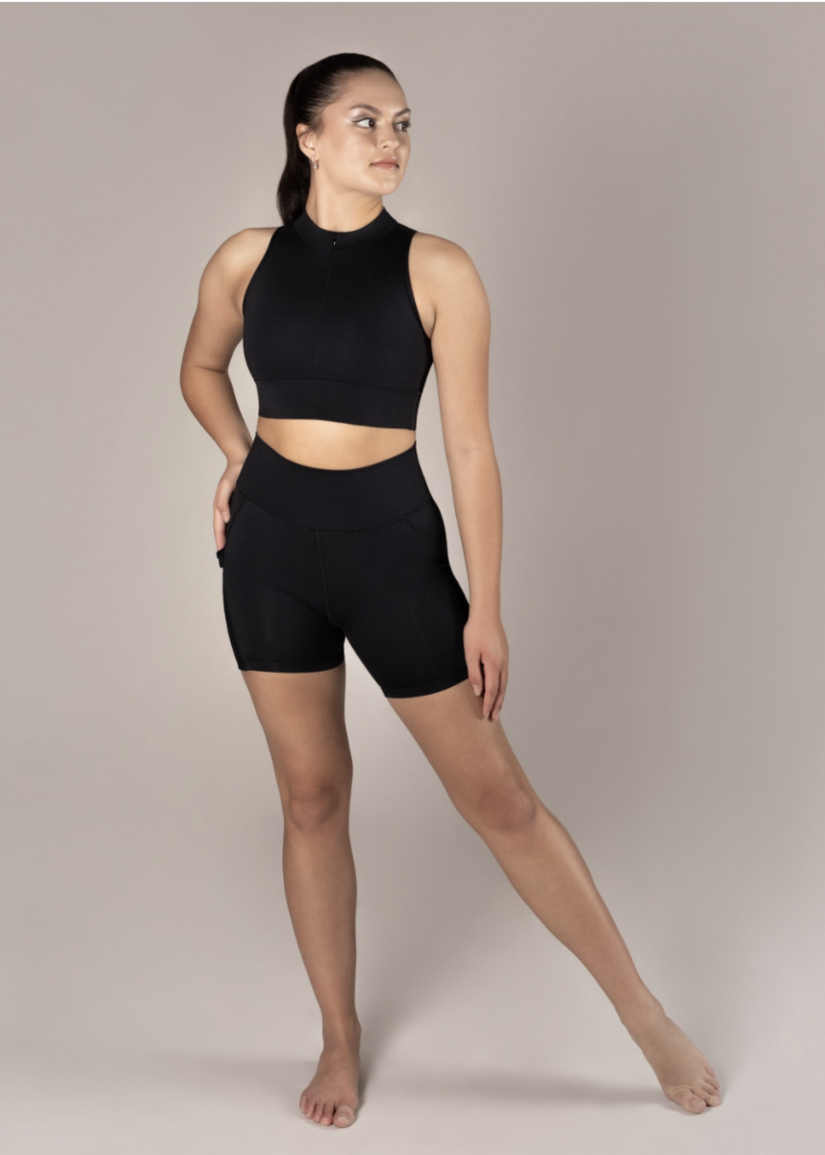 ENERGETIKS KITY ZIP CROP TOP