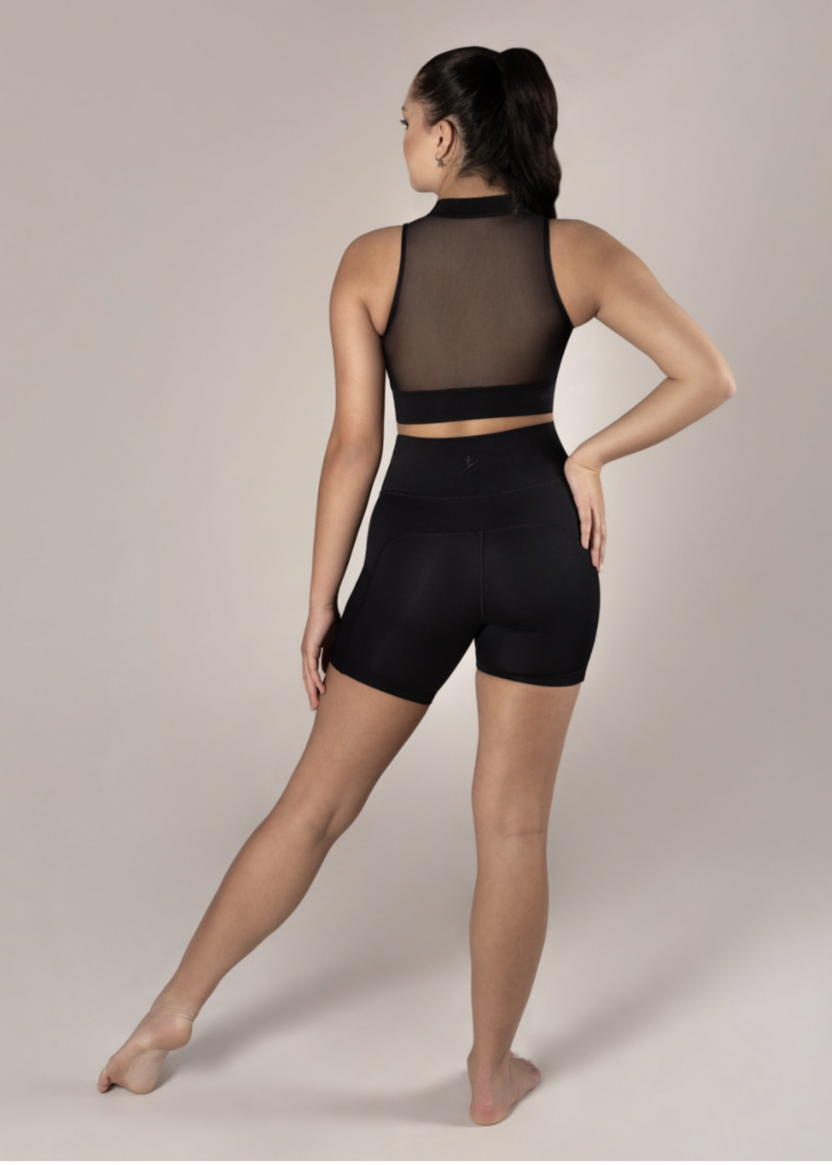 ENERGETIKS KITY ZIP CROP TOP