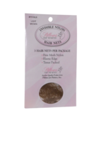 PILLOWS FOR POINTES NYLON HAIR NETS - 3 PCS