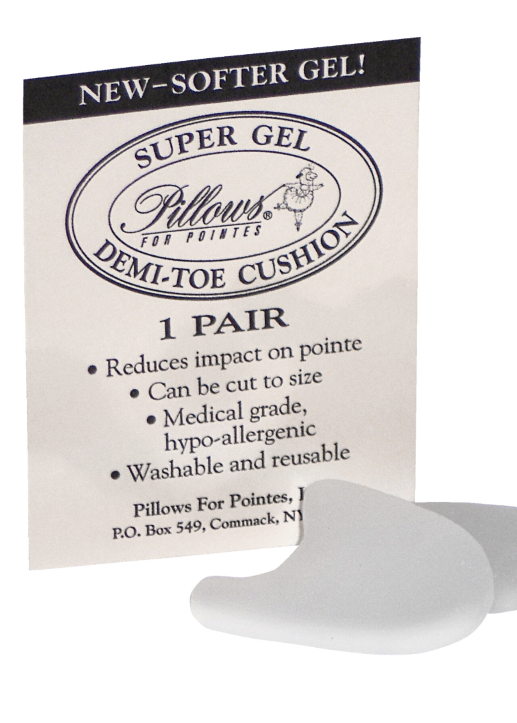 PILLOWS FOR POINTES SUPER GEL TOE CUSHIONS