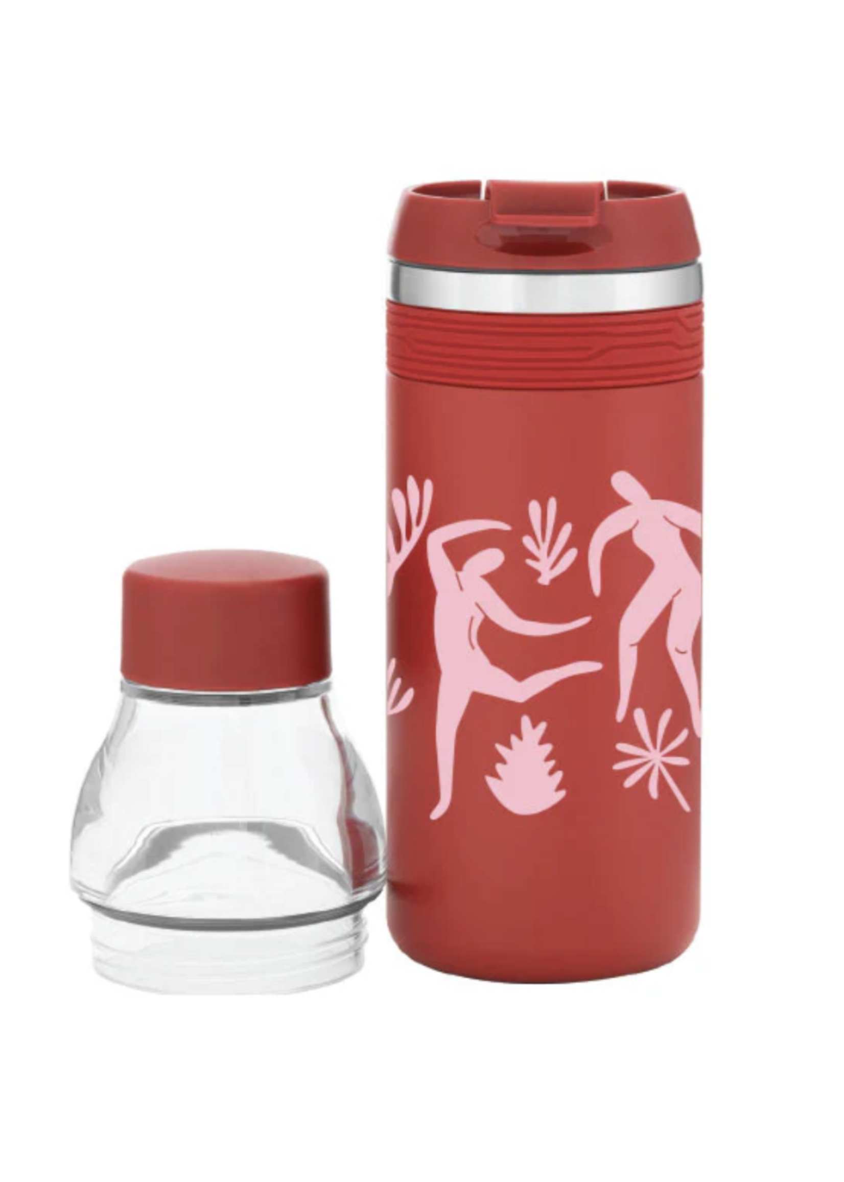 COVET DANCE THE ART OF DANCE THERMAL TUMBLER/BOTTLE RED