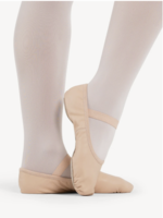 CAPEZIO LUNA - ADULT LEATHER FULL SOLE BALLET SLIPPER