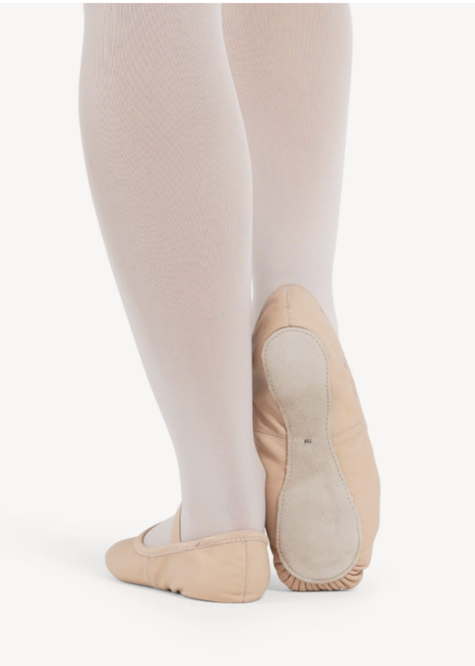 CAPEZIO LUNA - ADULT LEATHER FULL SOLE BALLET SLIPPER