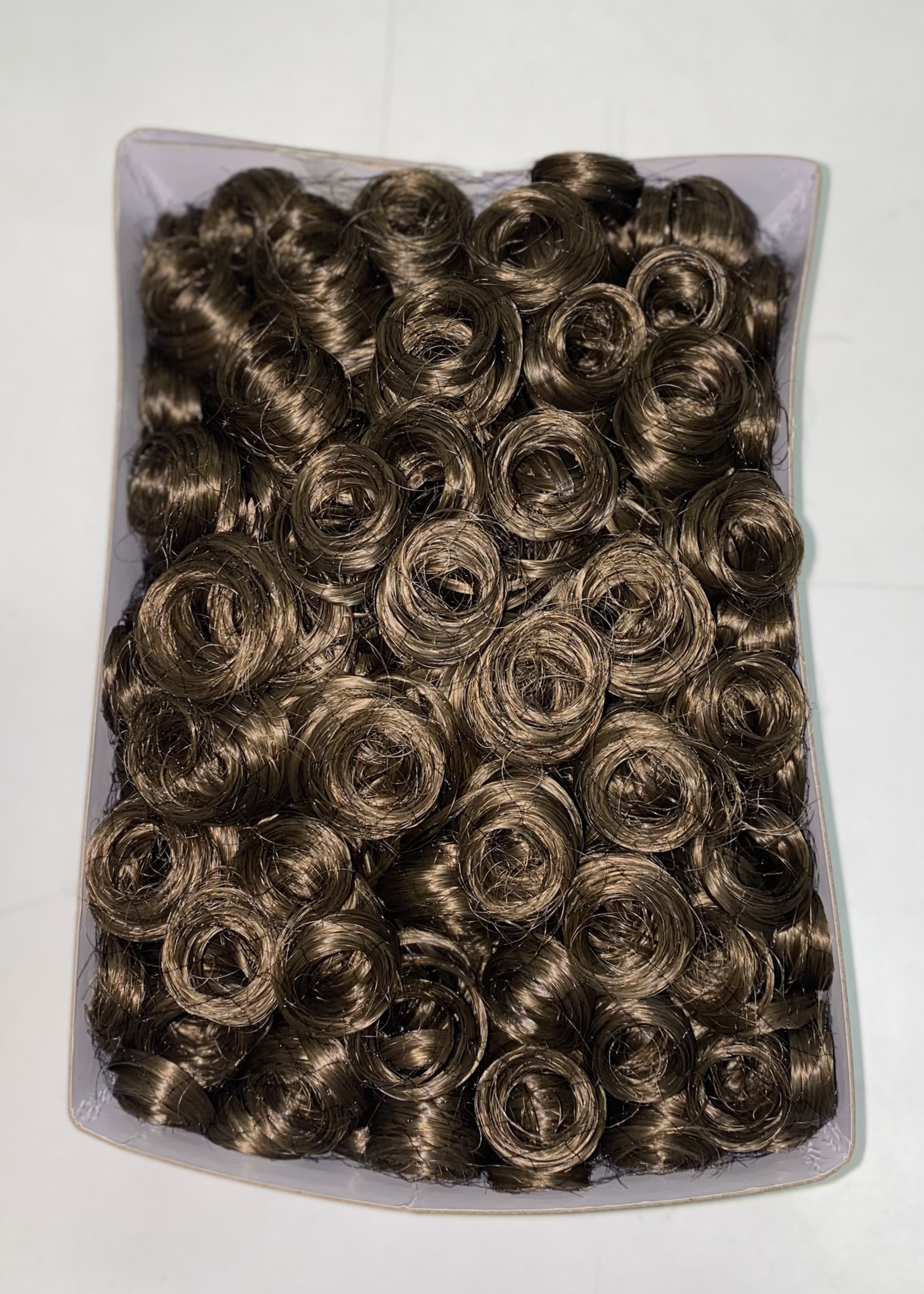 CJ MERCHANTILE SCR23 CURLY HAIR FALL BUN COVER W/DRAWSTRING