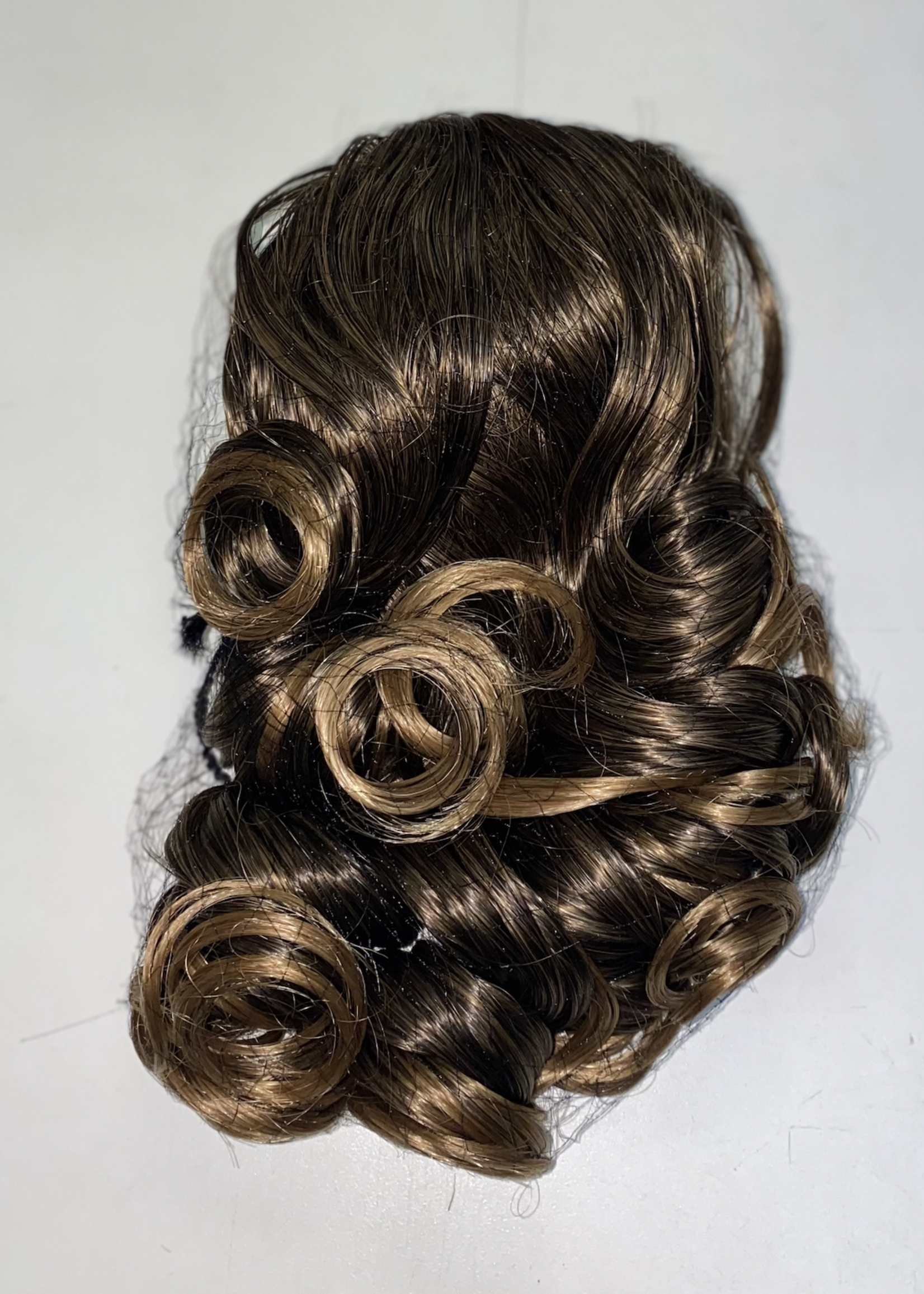 CJ MERCHANTILE SCR23 CURLY HAIR FALL BUN COVER W/DRAWSTRING