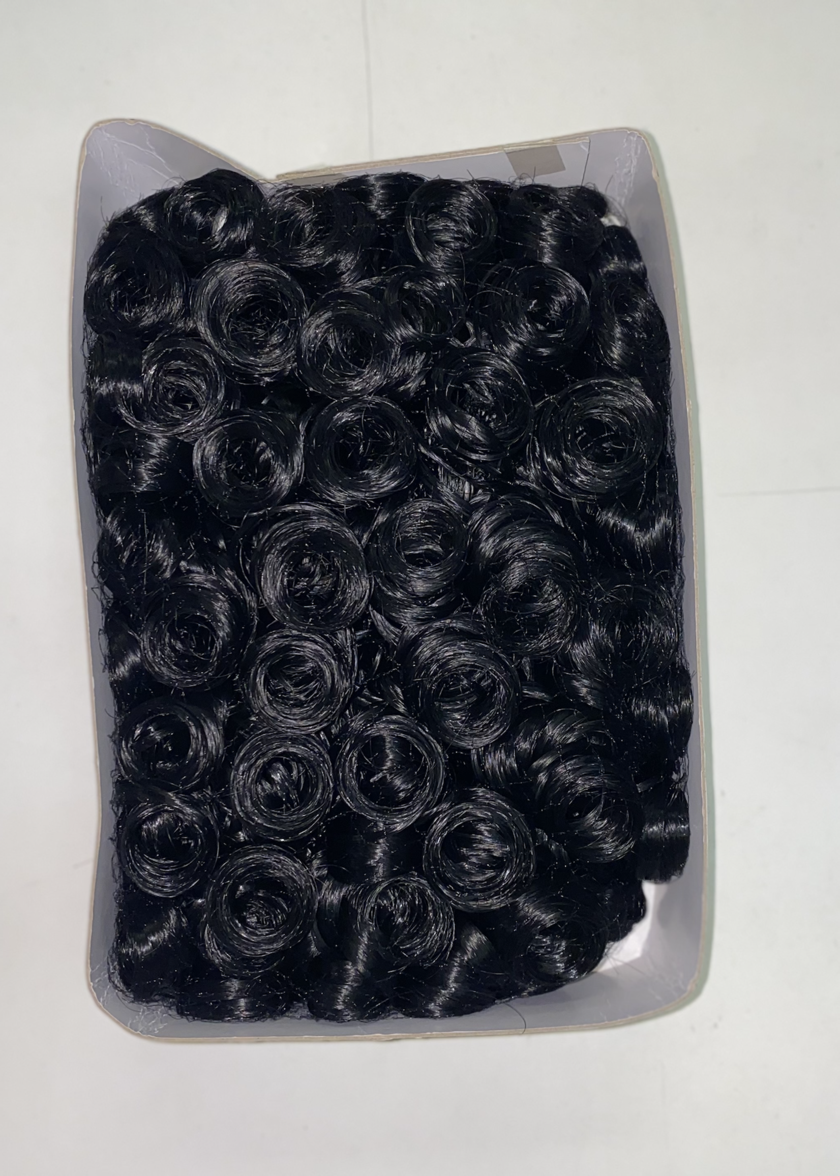 CJ MERCHANTILE SCR23 CURLY HAIR FALL BUN COVER W/DRAWSTRING