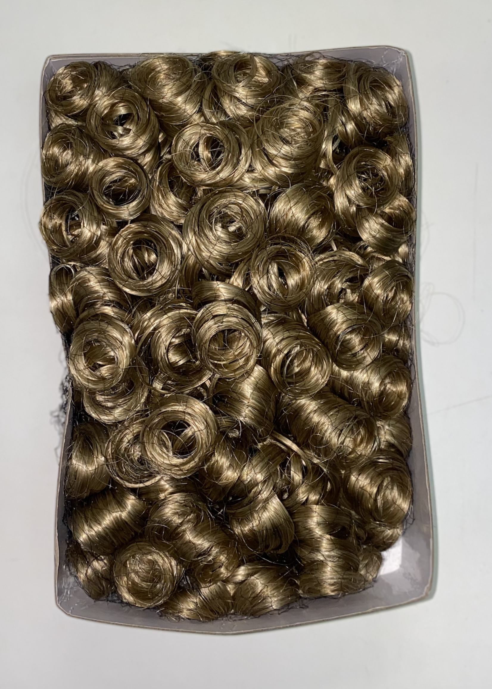 CJ MERCHANTILE SCR23 CURLY HAIR FALL BUN COVER W/DRAWSTRING
