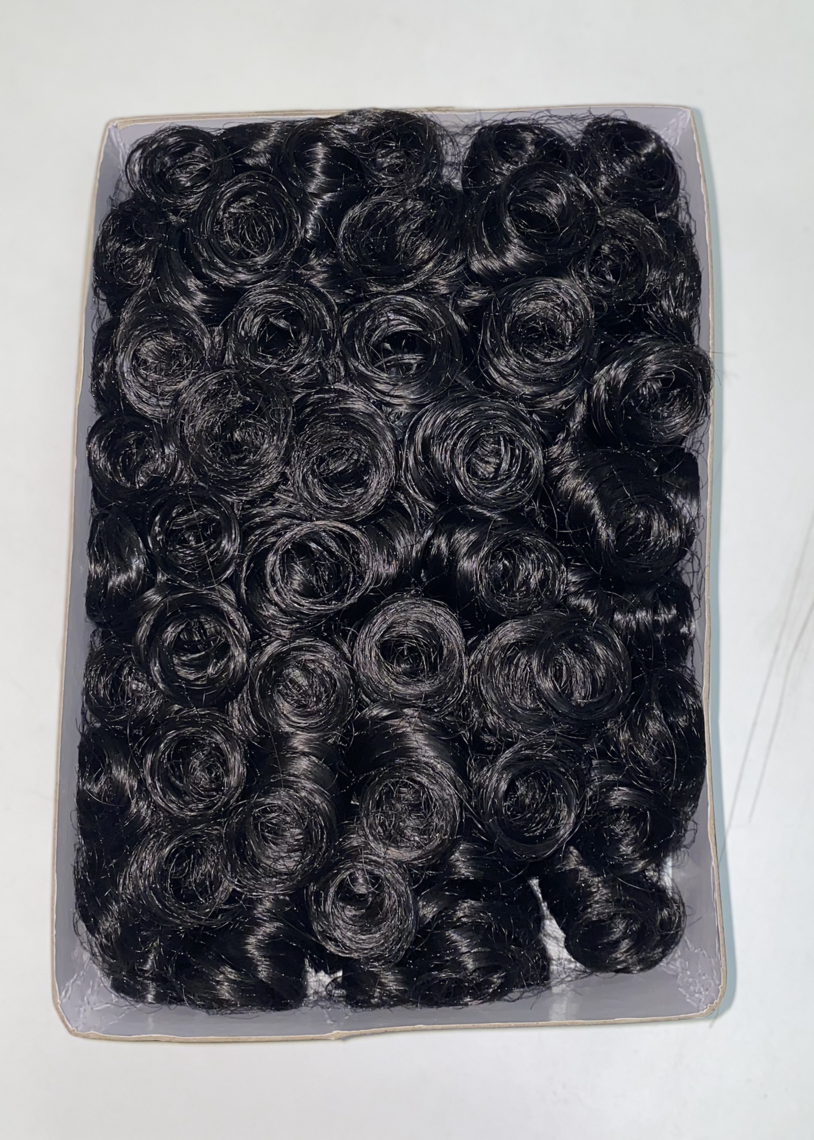 CJ MERCHANTILE SCR23 CURLY HAIR FALL BUN COVER W/DRAWSTRING