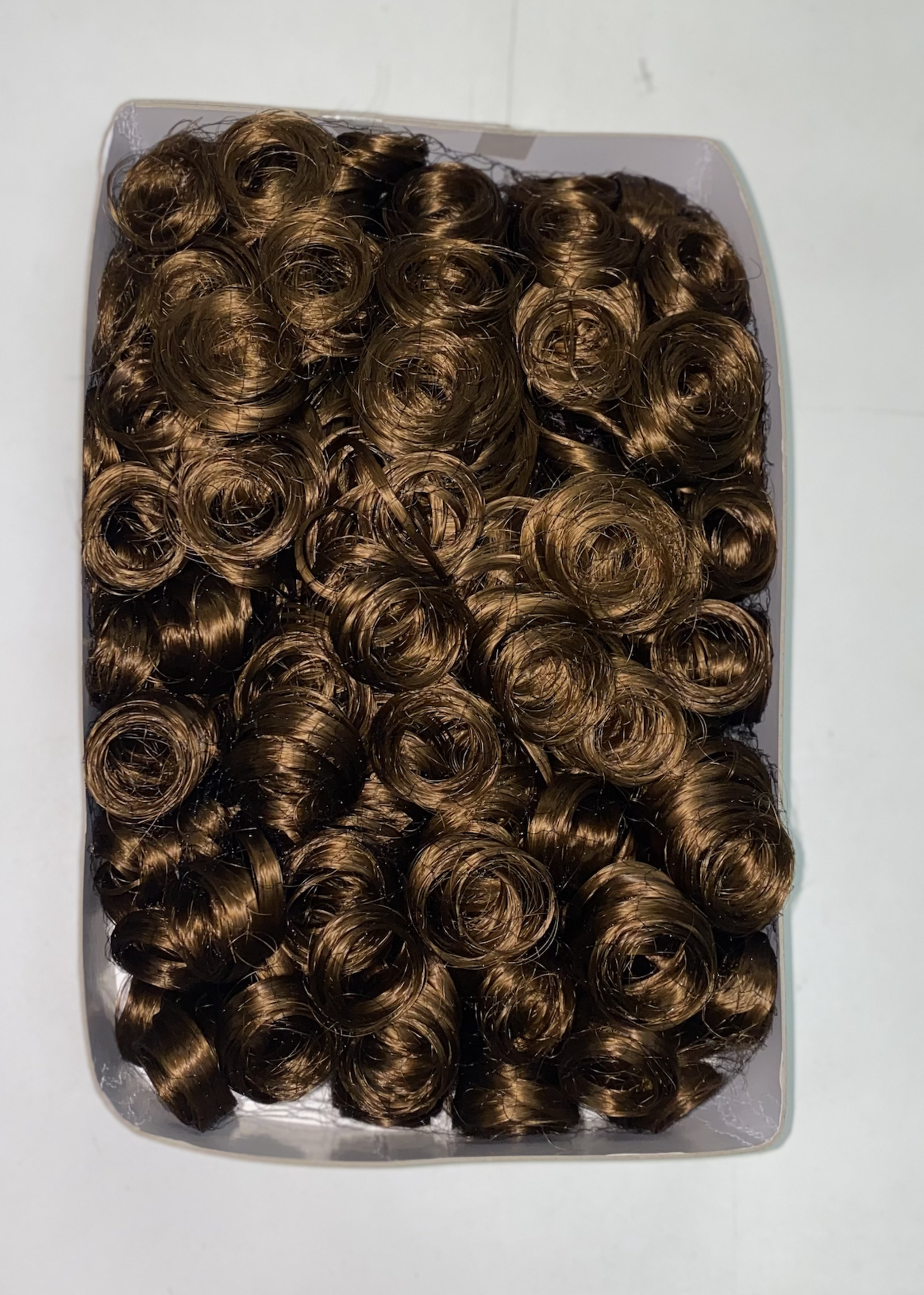 CJ MERCHANTILE SCR23 CURLY HAIR FALL BUN COVER W/DRAWSTRING