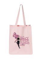 COVET DANCE WILDFLOWERS PINK TOTE BAG