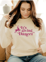 COVET DANCE ITS GIVING DANCER LONG SLEEVE TEE
