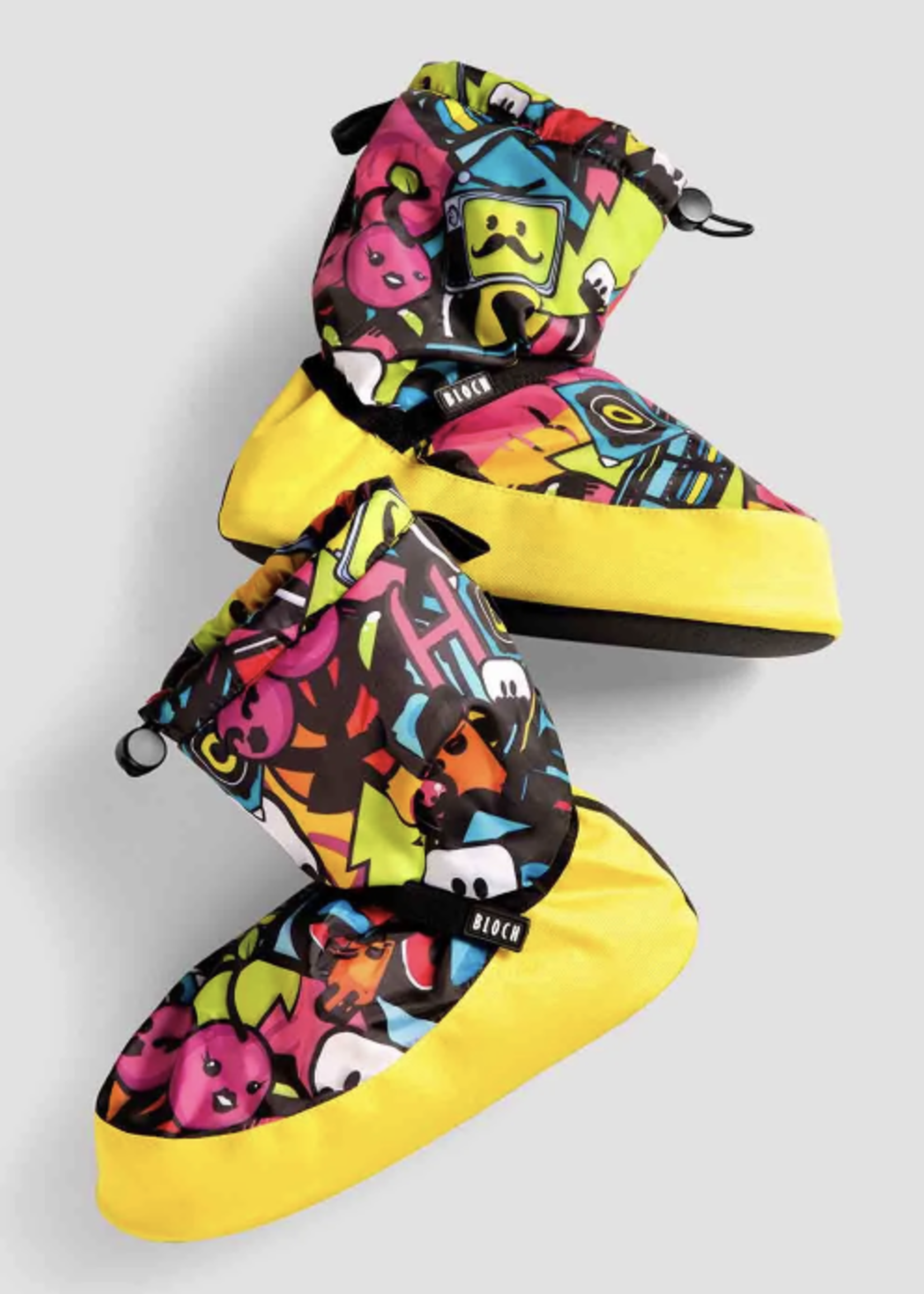 BLOCH ADULT WARM UP PRINTED BOOTIES