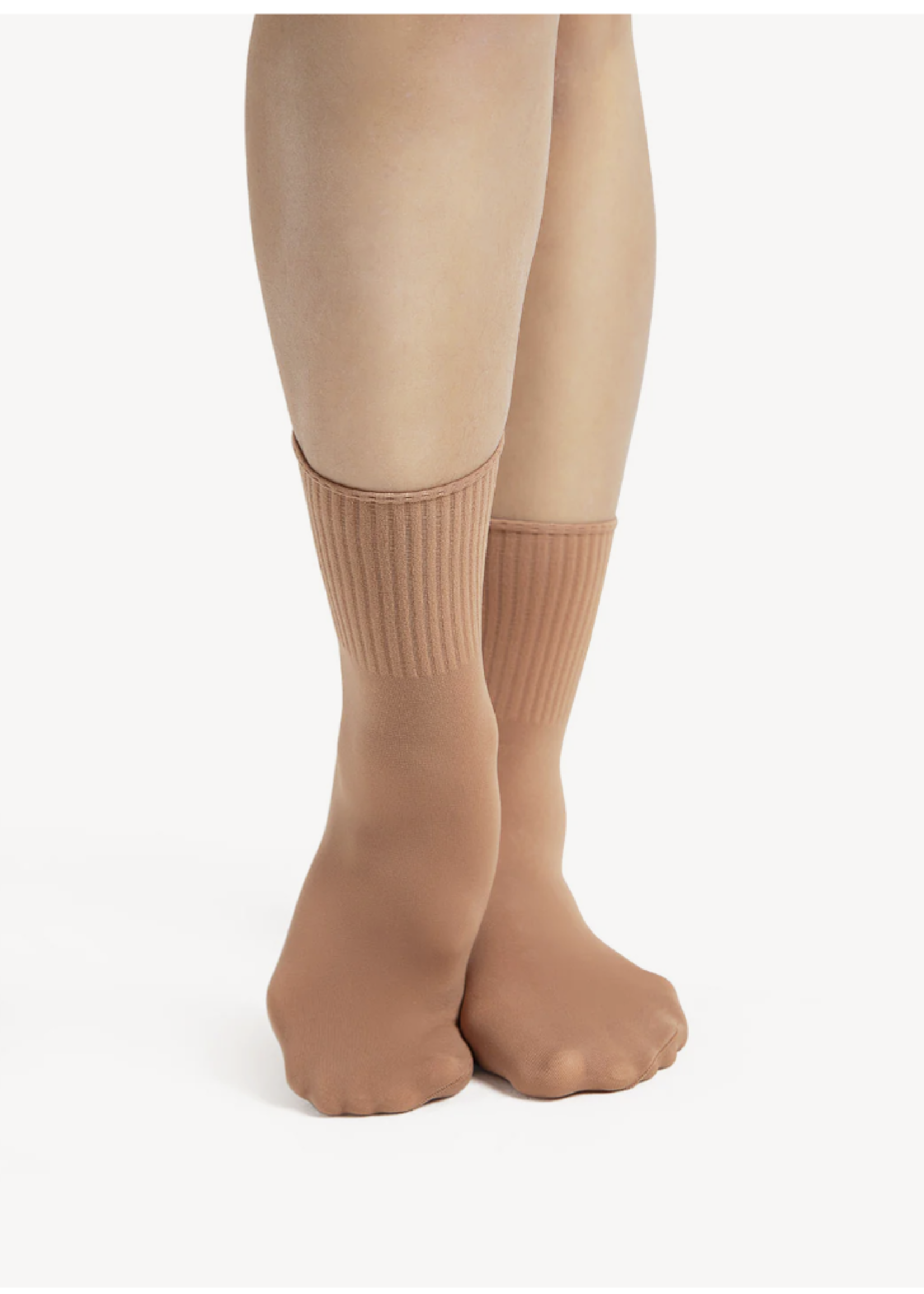 CAPEZIO ADULT RIBBED BALLET SOCK