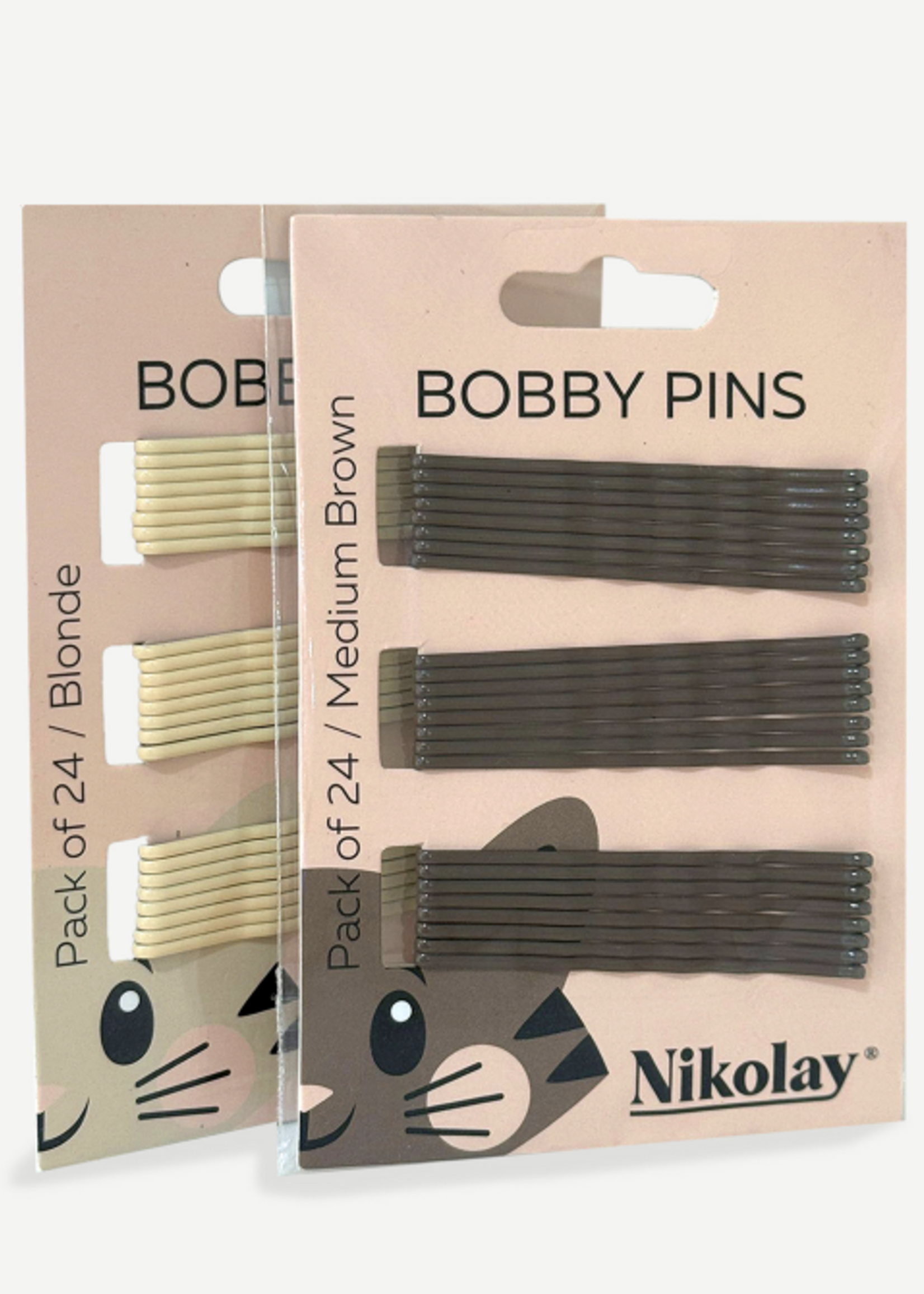 NIKOLAY BOBBY PINS - PACK OF 24