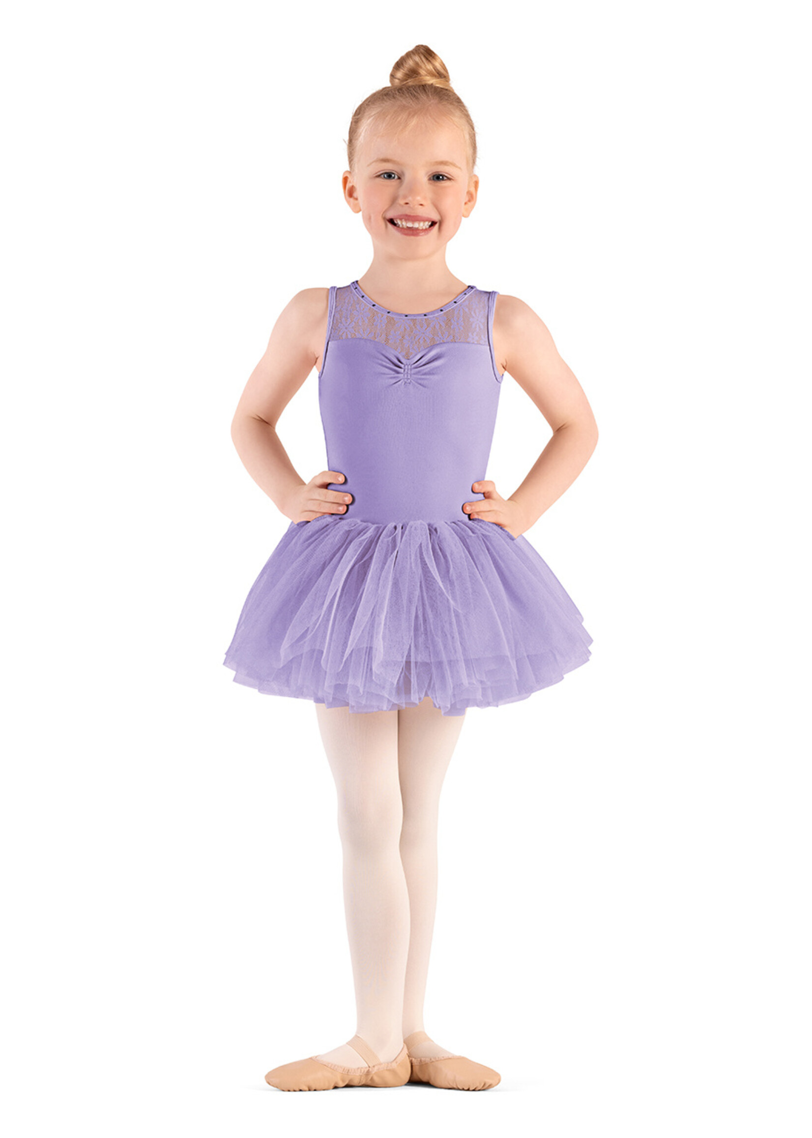 BLOCH SCOOP NECK DAISY LACE TUTU LEOTARD