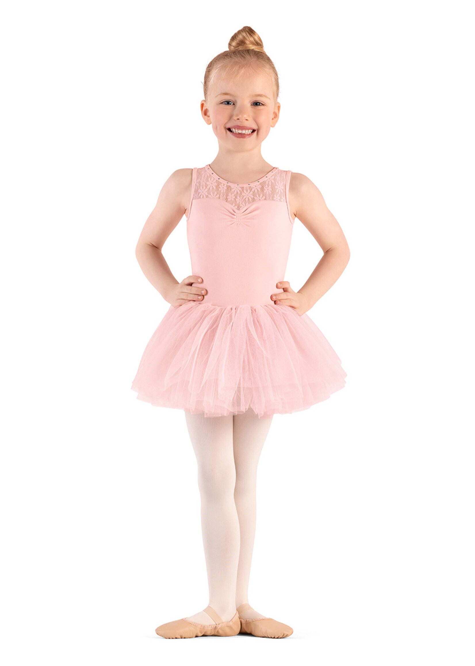 BLOCH SCOOP NECK DAISY LACE TUTU LEOTARD