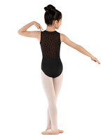 BLOCH ZIP FRONT MOCK NECK TANK LEOTARD