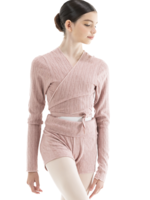 NIKOLAY THEA, WRAP KNIT SWEATER