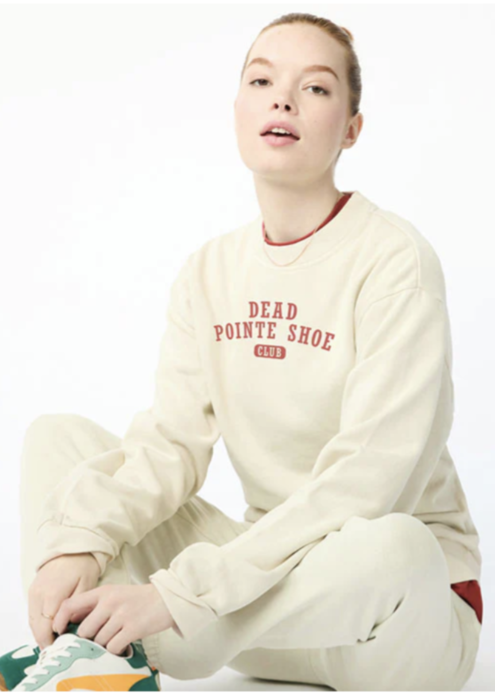 COVET DANCE DEAD POINTE SHOE CLUB CREWNECK