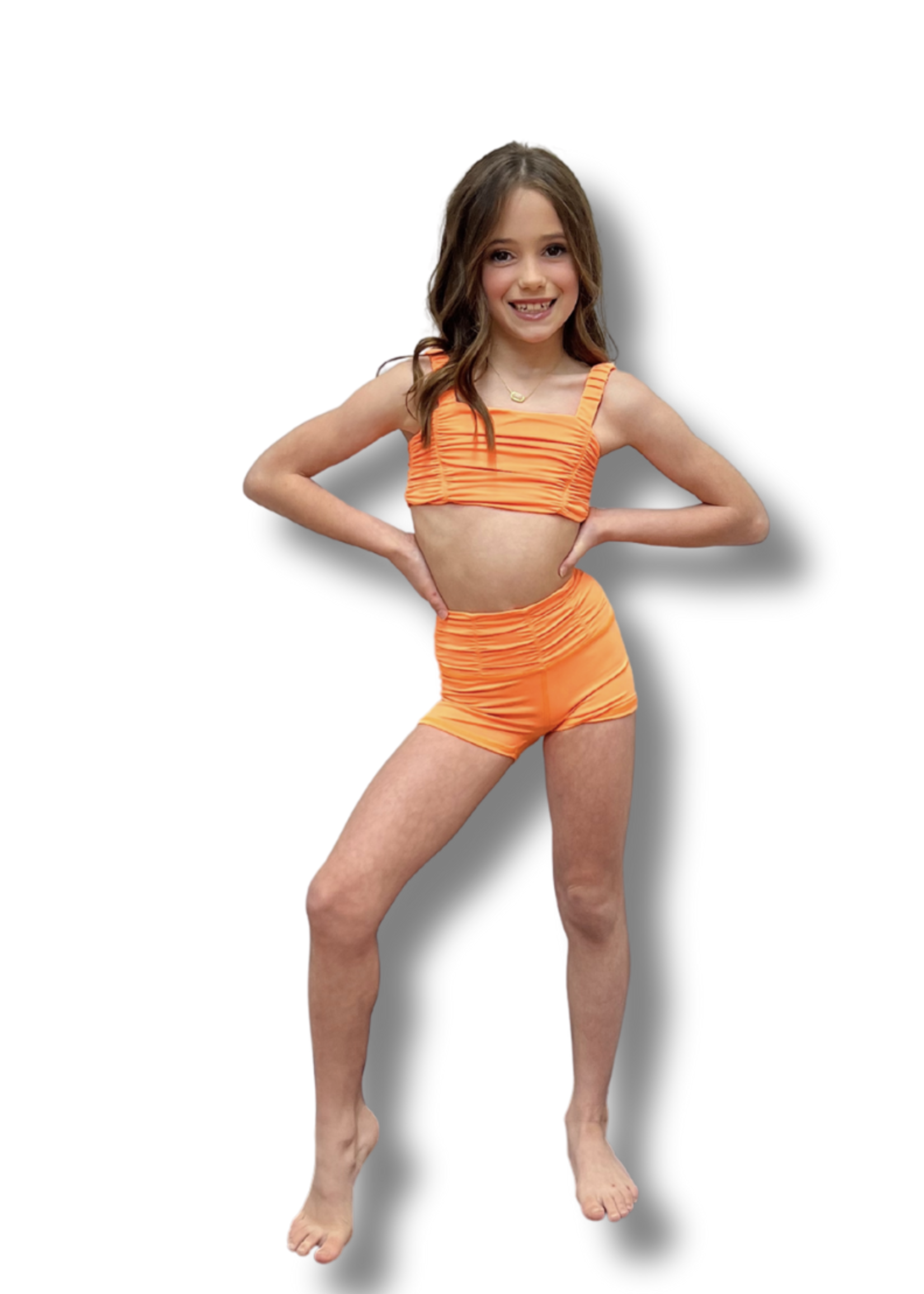 XODANCECO SASSY SCRUNCH TOP
