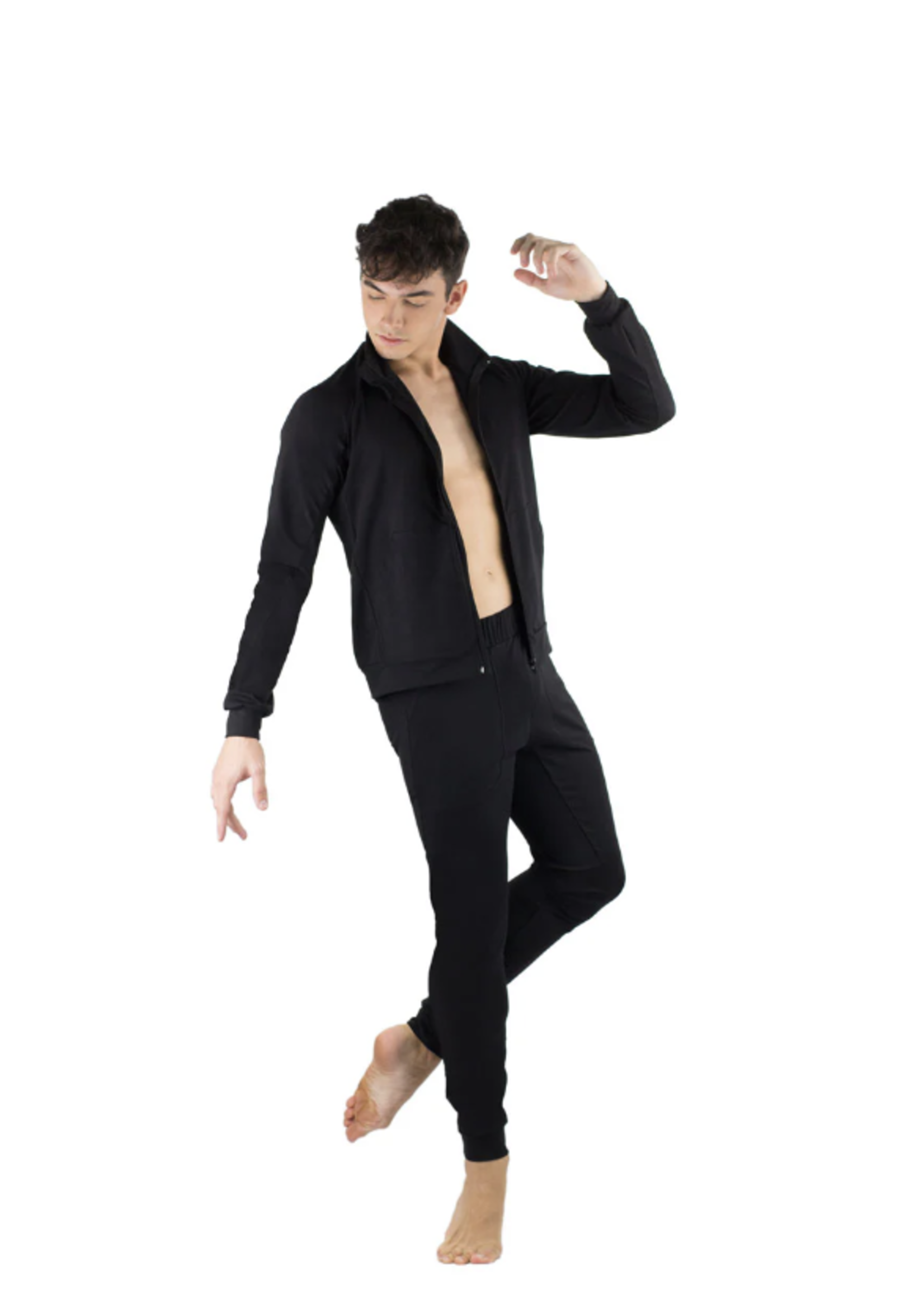 BALLET ROSA AJAX ADULT FITTED ZIP FRONT JACKET W/POCKETS