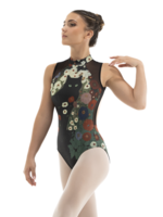 NIKOLAY BLACK LABEL KLIMT CAT - DARVA - HIGH NECK LEOTARD