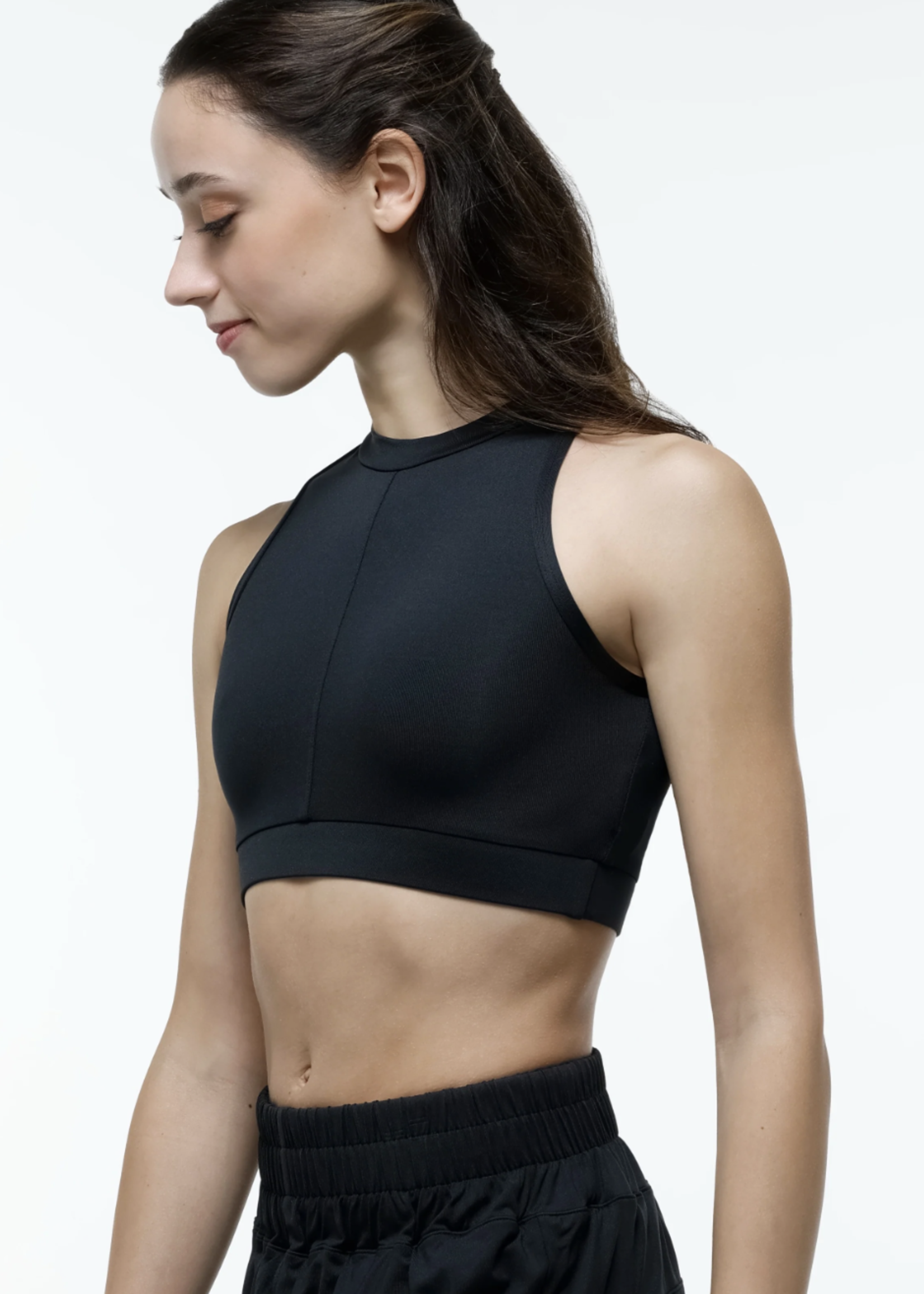 SUFFOLK OXFORD MOCK NECK TOP