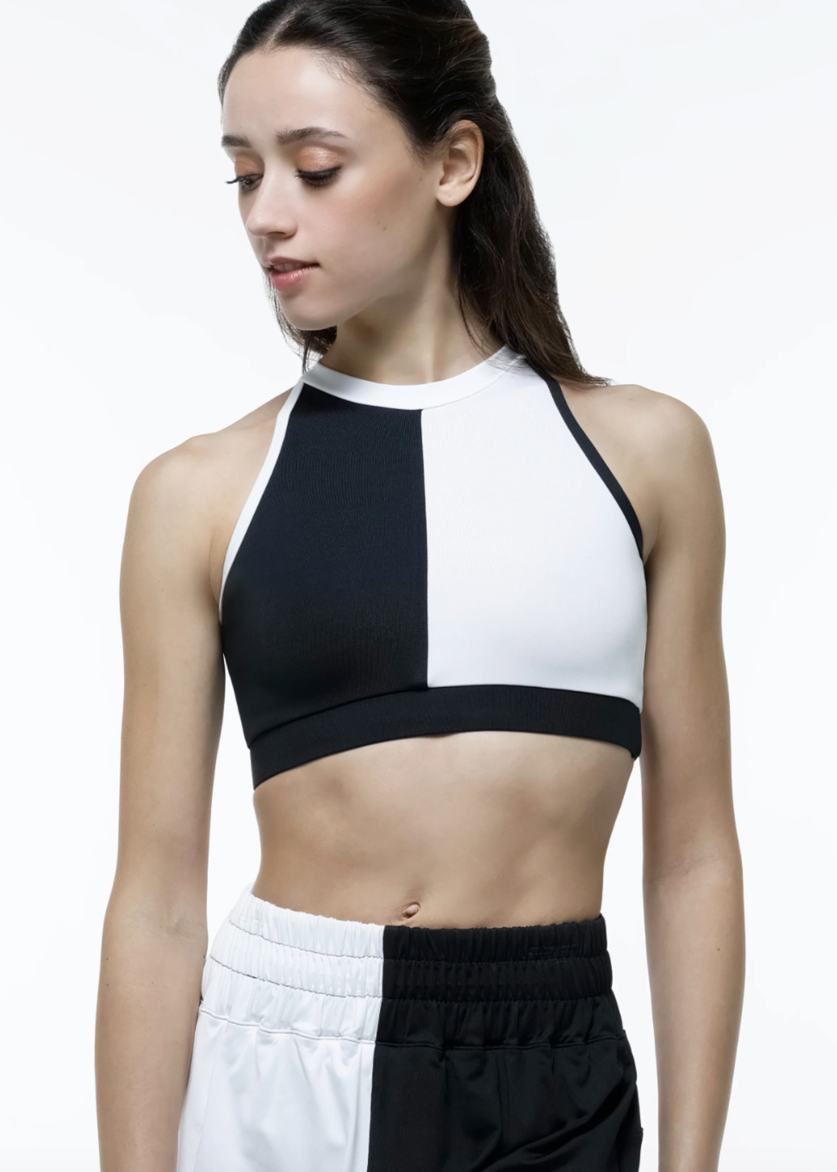 SUFFOLK OXFORD MOCK NECK TOP