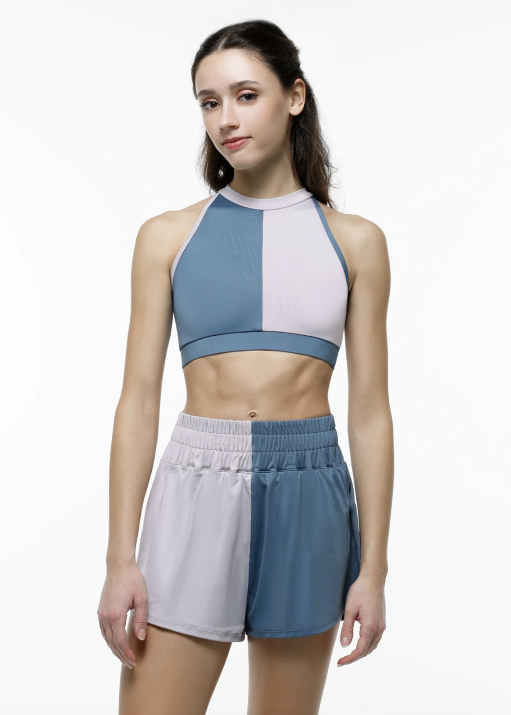 SUFFOLK OXFORD MOCK NECK TOP
