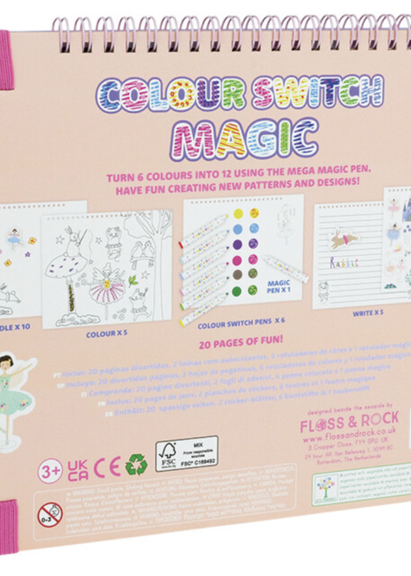 FAIRE COLOUR SWITCH MAGIC BOOK