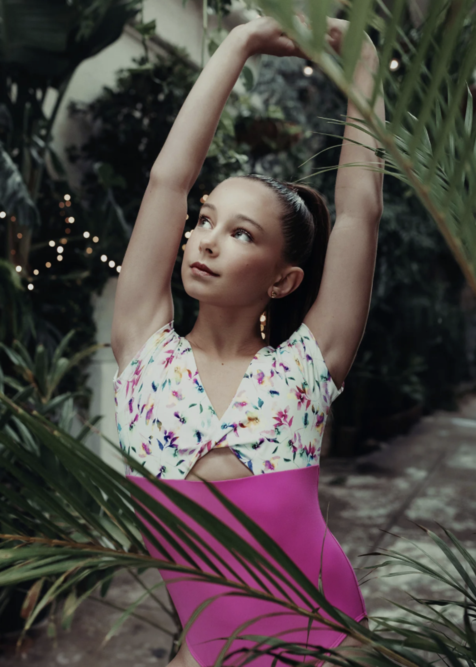 ENERGETIKS AVERY CAP SLEEVE LEOTARD