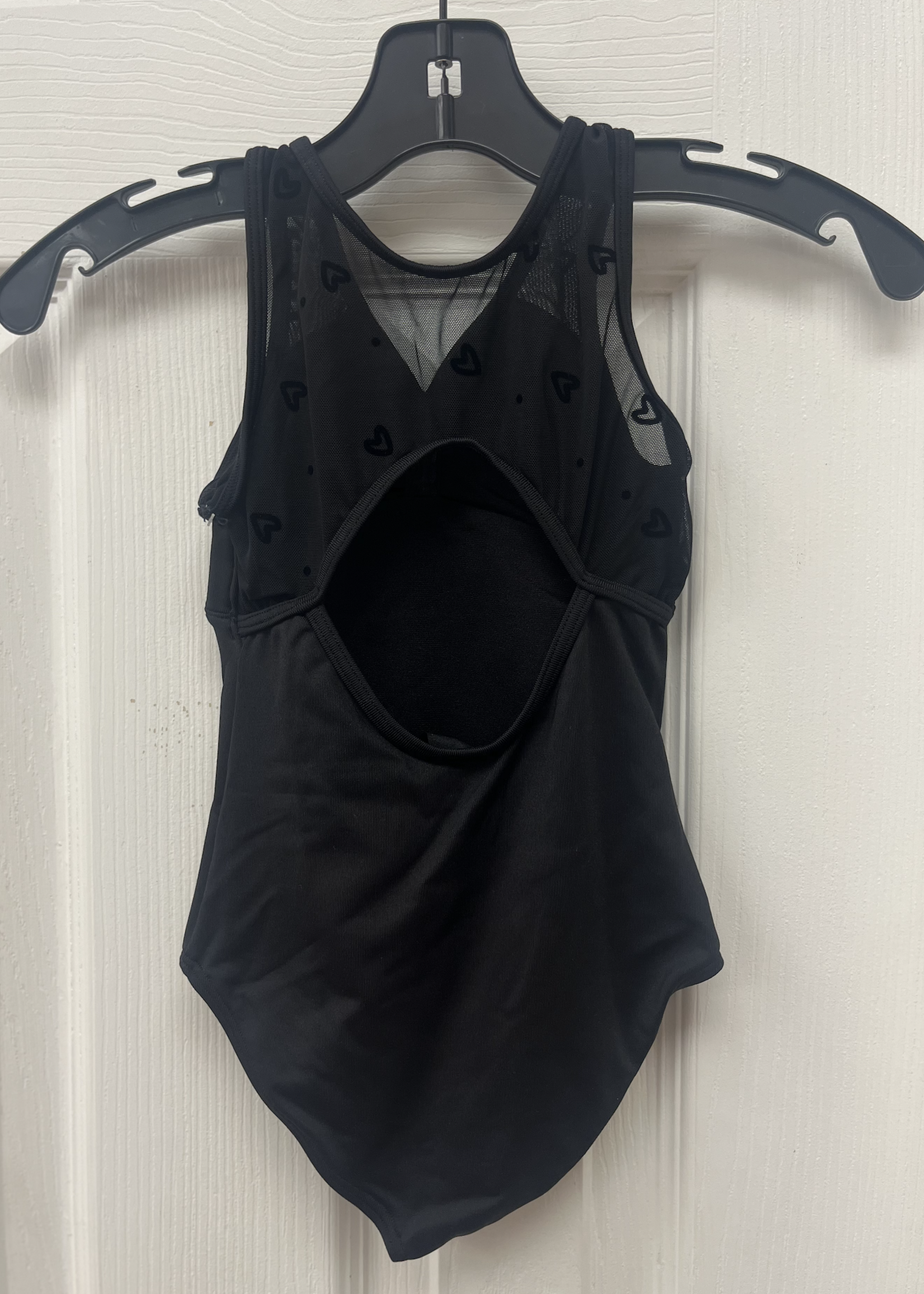 BLOCH HEART FLOCK GATHERED NECK LEOTARD