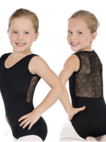 EUROTARD DANCEWEAR CHILD DIAMOND MESH TANK LEOTARD