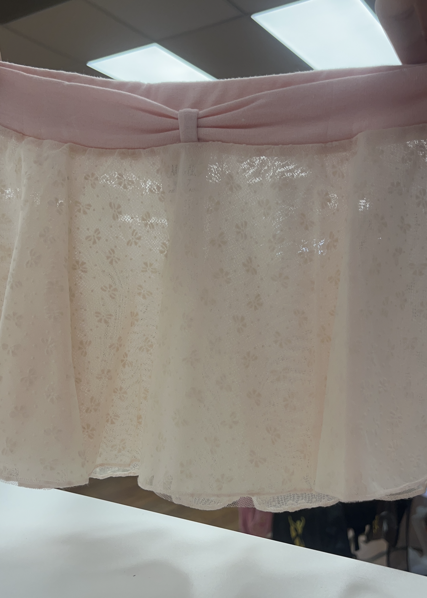 BLOCH BOW FLOCK SKIRT