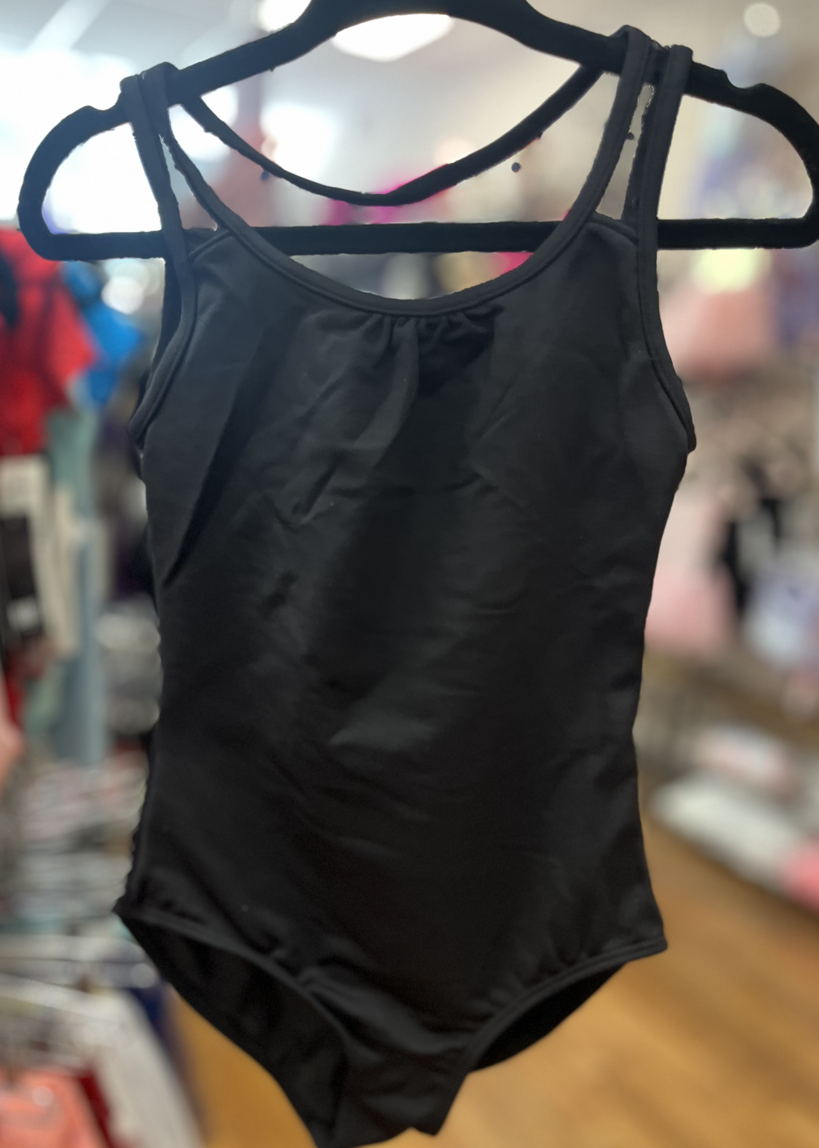 BLOCH HOLO SEQUIN BOW BACK TANK LEOTARD