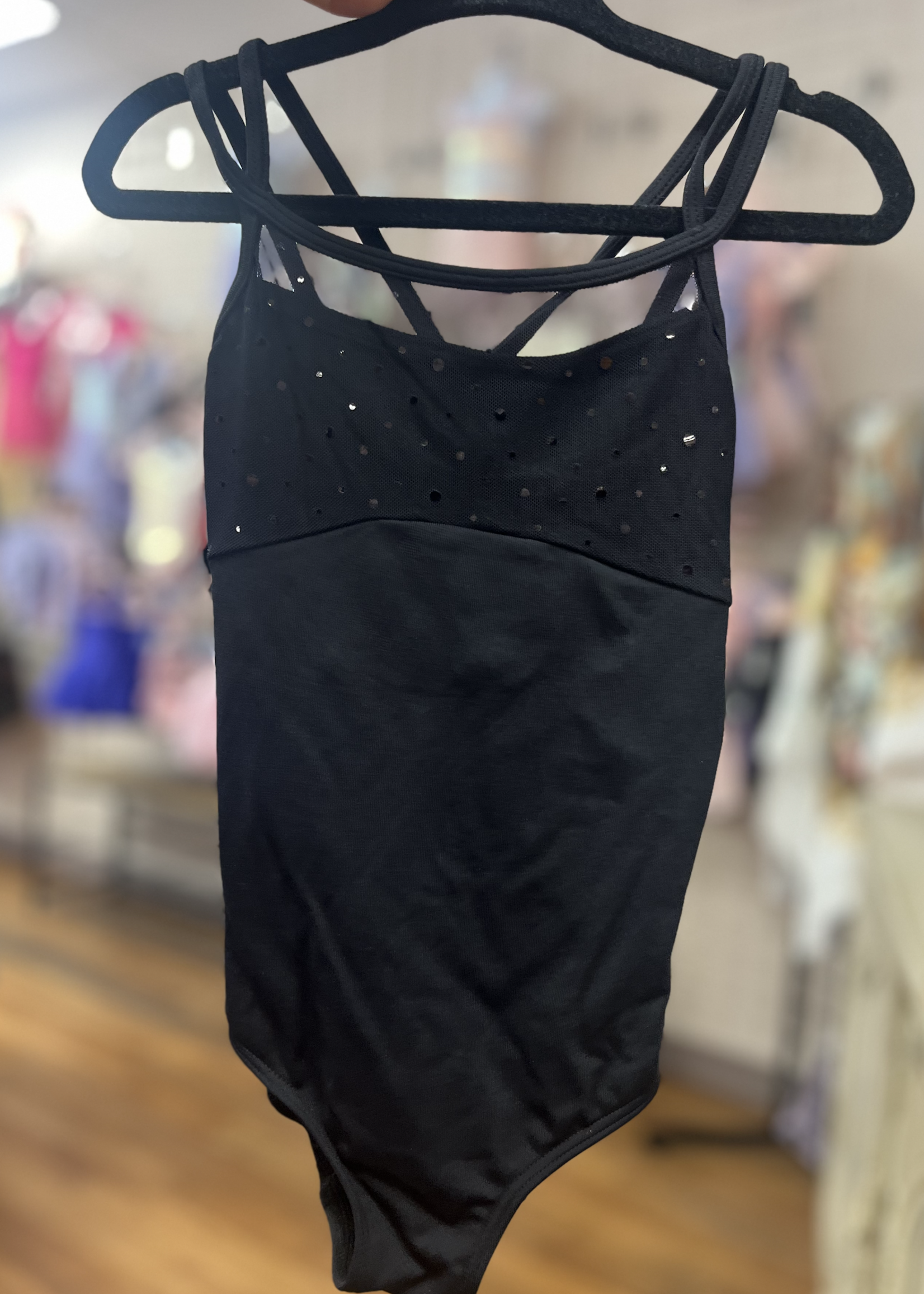 BLOCH HOLO SEQUIN STRAPPY CAMI LEOTARD
