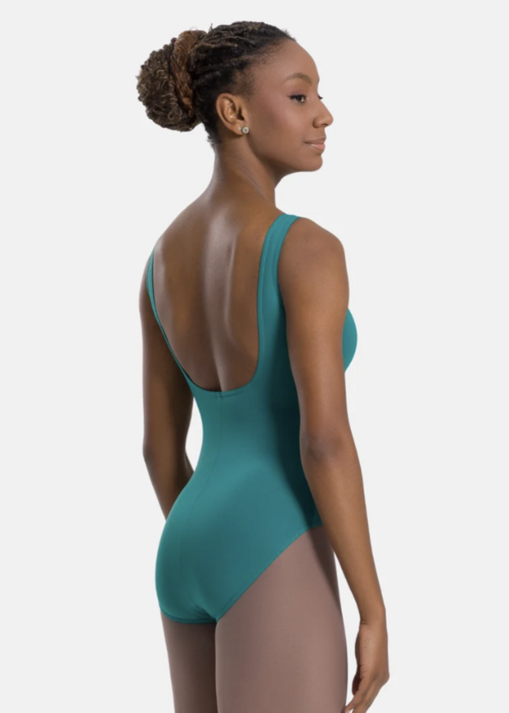 SODANCA PINCH FRONT WIDE CAMI LEOTARD