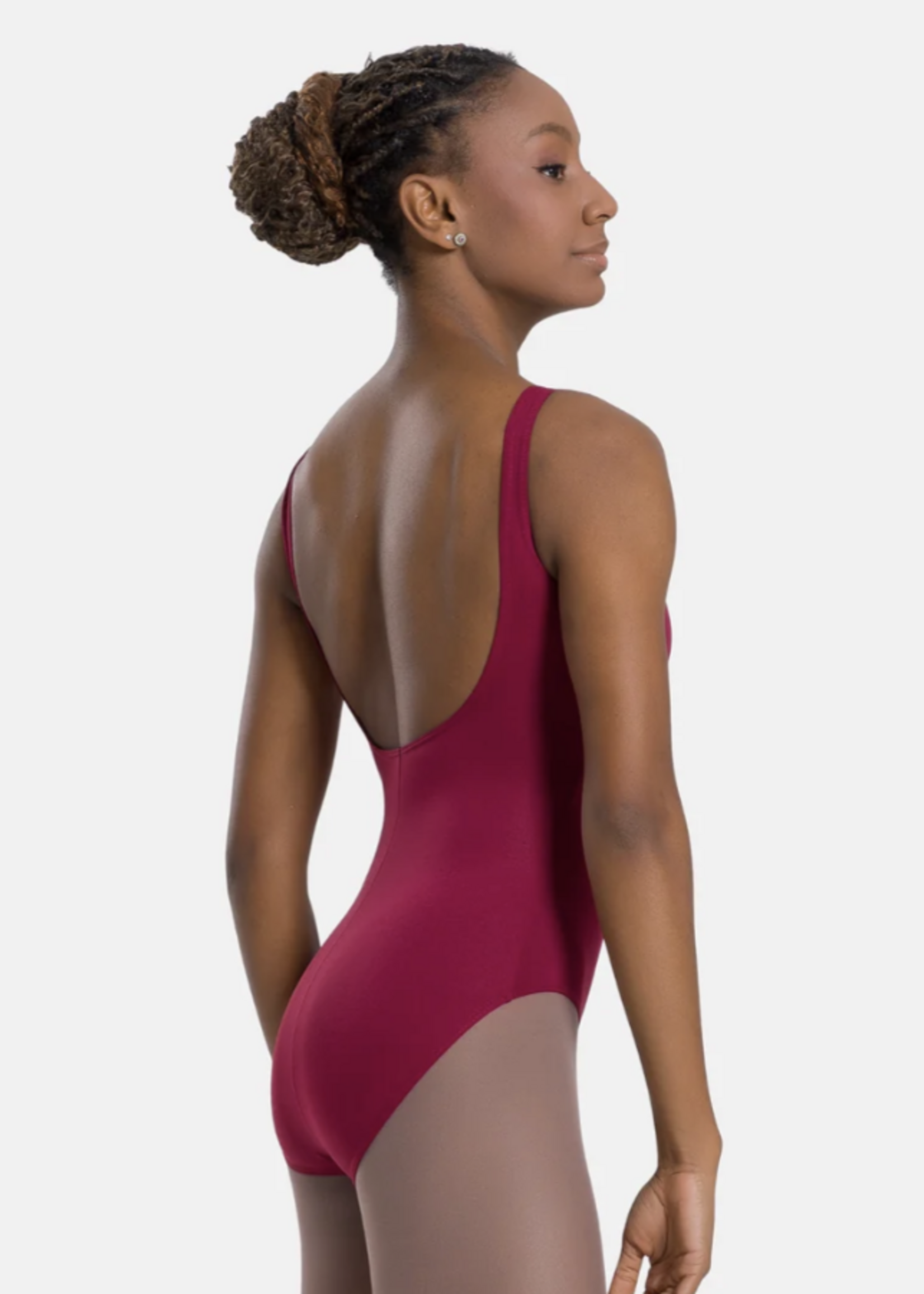 SODANCA PINCH FRONT WIDE CAMI LEOTARD