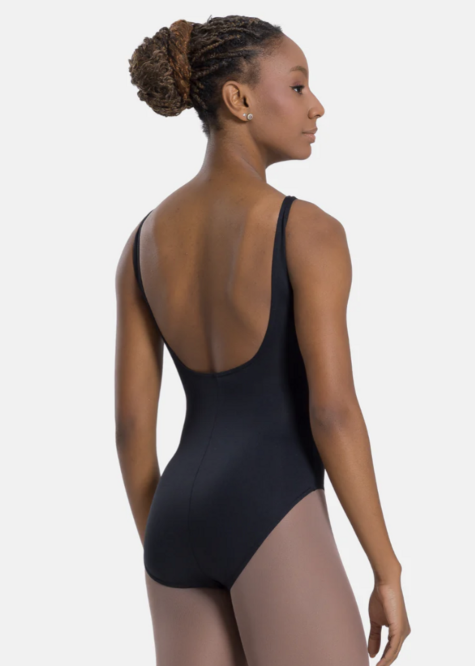SODANCA PINCH FRONT WIDE CAMI LEOTARD